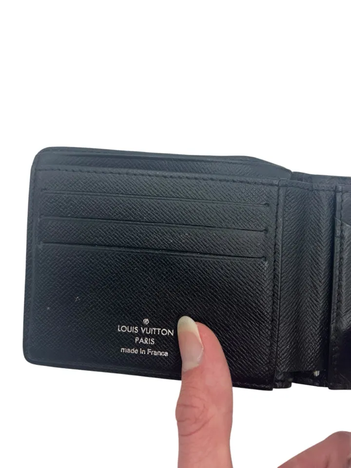 AS IS Louis Vuitton Gray Damier Graphite Multiple Men's Wallet