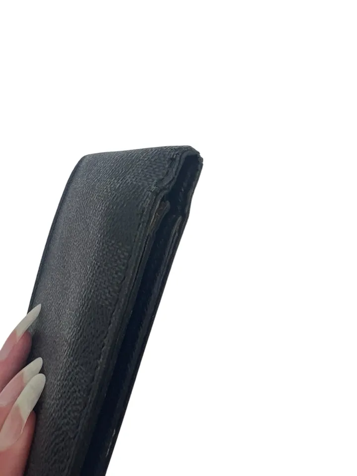 AS IS Louis Vuitton Gray Damier Graphite Multiple Men's Wallet