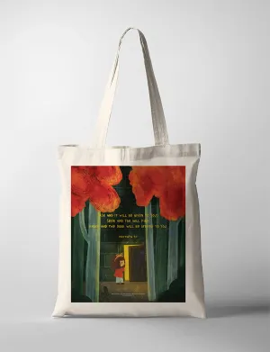 Ask Seek Knock {Tote Bag}