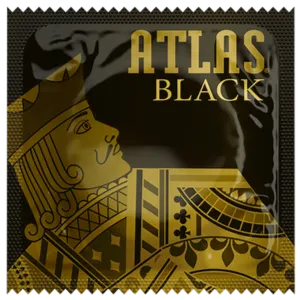 Atlas Black Condoms