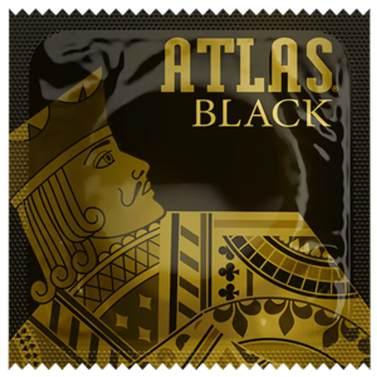 Atlas Black Condoms