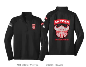 B CO, 52D BEB DTF Performance Quarter-Zip Fleece Jacket - WN4TEe