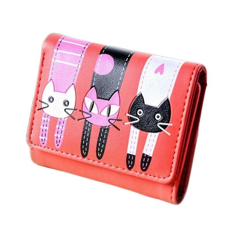 Back of Cat Colored Wallets