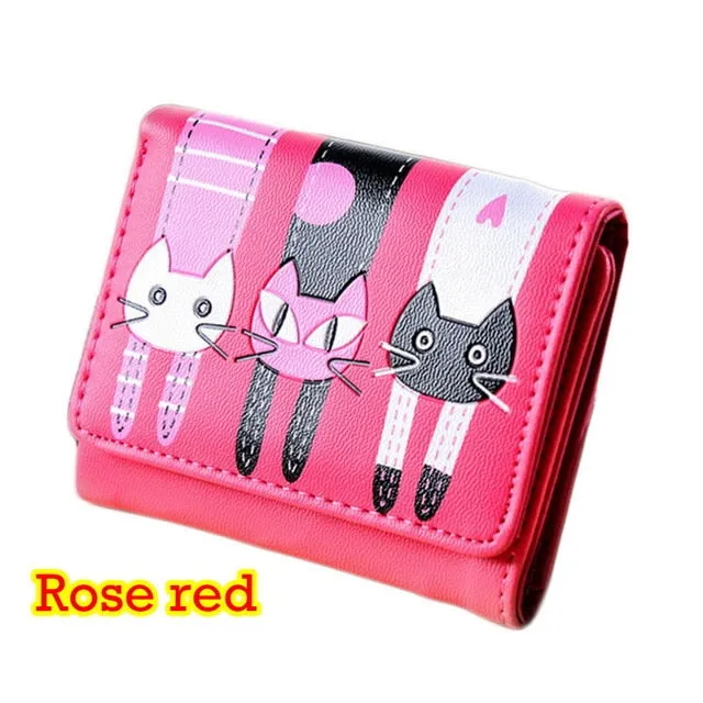Back of Cat Colored Wallets