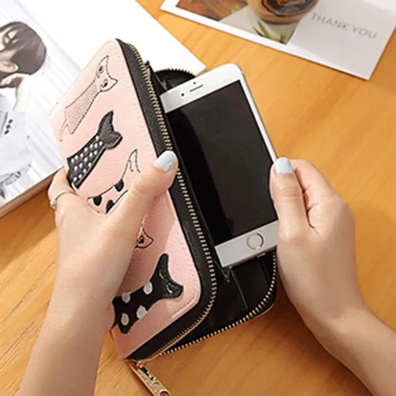 Back of Cat Colored Wallets