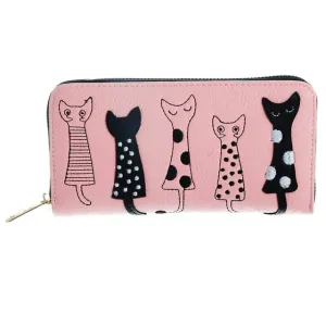 Back of Cat Colored Wallets