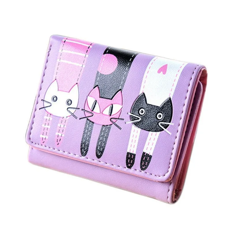 Back of Cat Colored Wallets