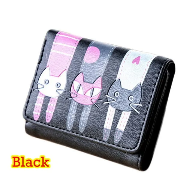 Back of Cat Colored Wallets