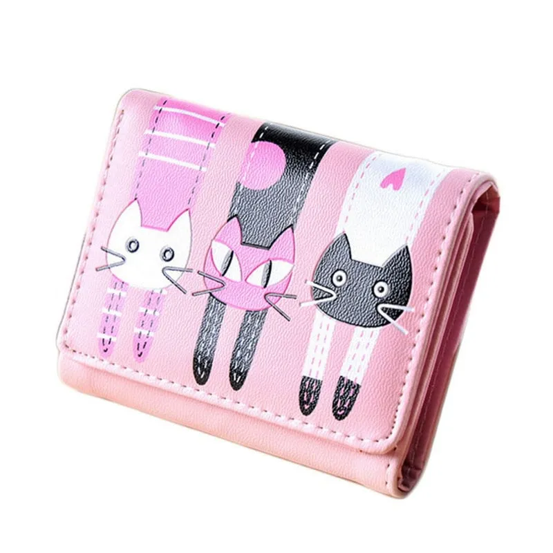 Back of Cat Colored Wallets