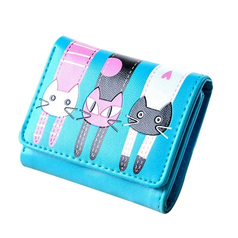 Back of Cat Colored Wallets