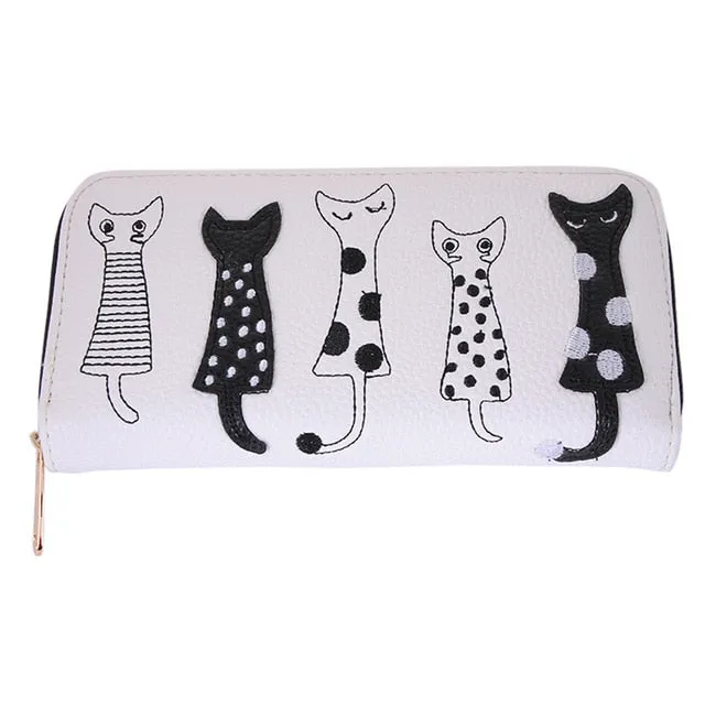 Back of Cat Colored Wallets