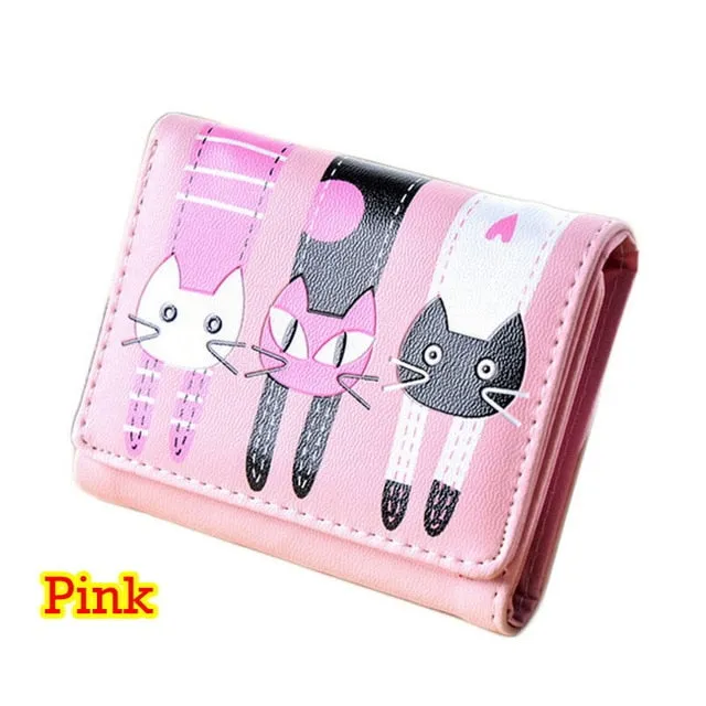 Back of Cat Colored Wallets