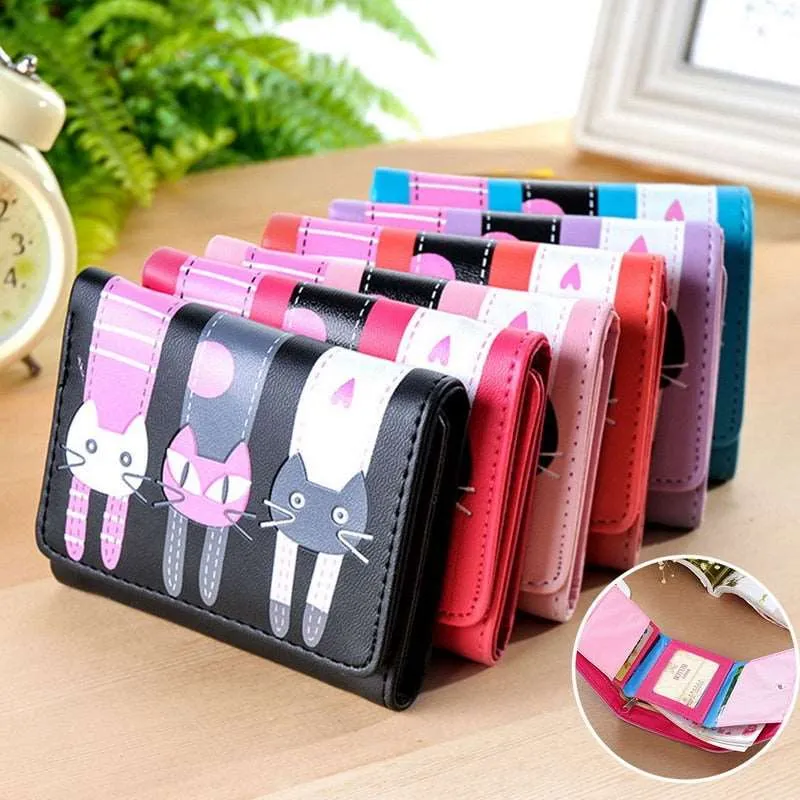 Back of Cat Colored Wallets