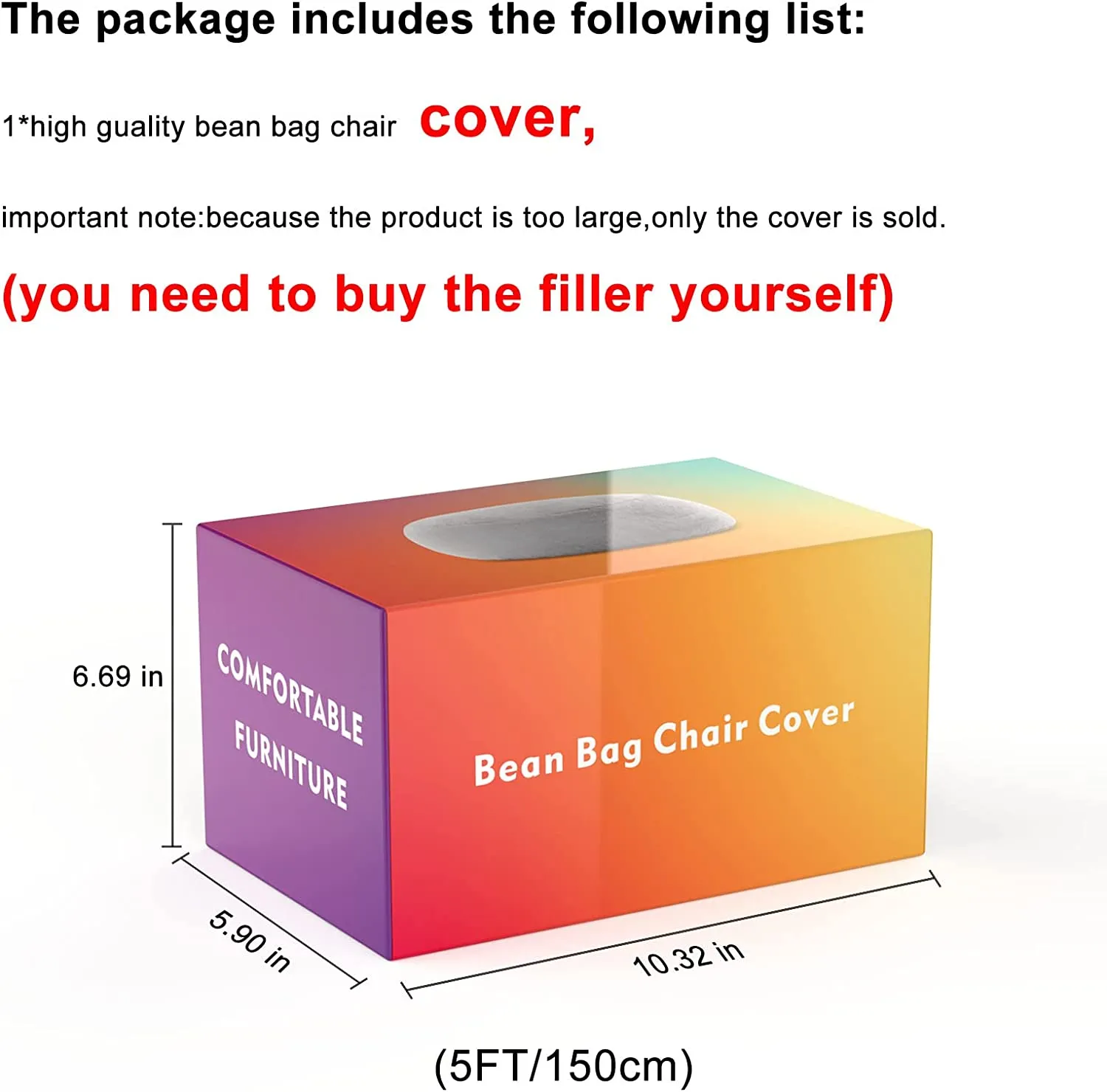 Bag Chair Cover