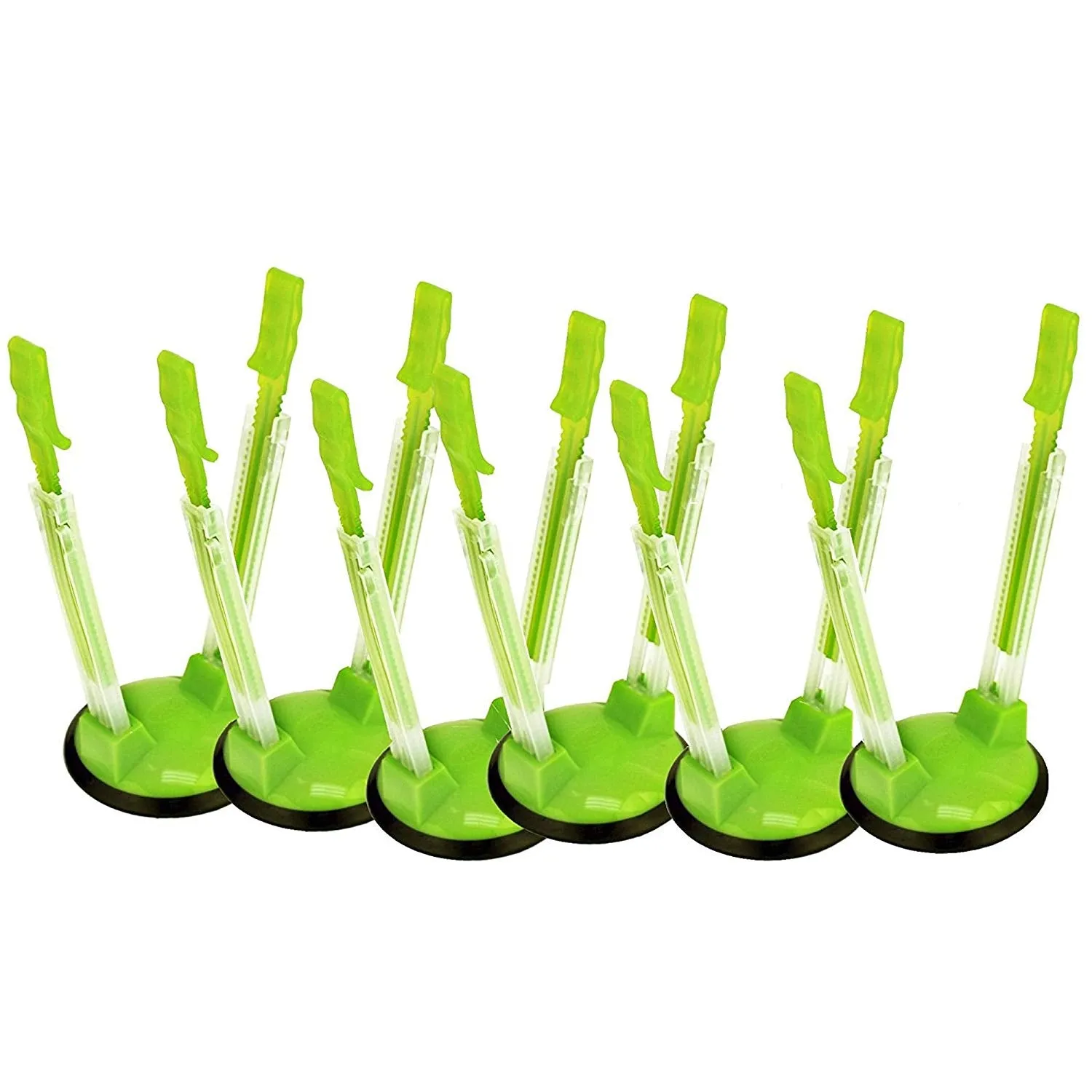 Baggy Rack - (6 Pack) Sandwich Bag Racks, Clip Food Storage Bags Onto Holder, Best Opener for Freezer & Storage Baggie - Ideal Plastic Kitchen, No Hassle Cooking Gadget Solutions For a Clean Pour