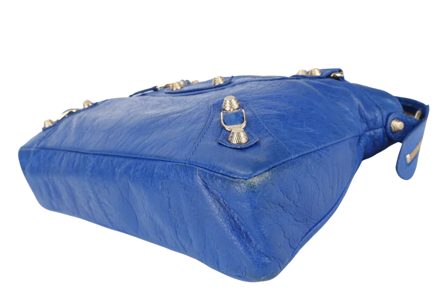 BALENCIAGA GIANT CITY ELECTRIC BLUE GOLD HARDWARE NO DUST COVER