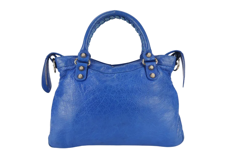 BALENCIAGA GIANT CITY ELECTRIC BLUE GOLD HARDWARE NO DUST COVER