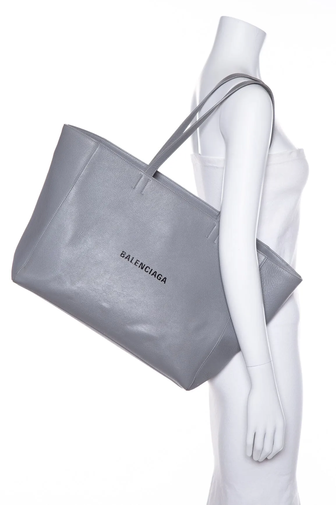 Balenciaga Grey Everyday East West Leather Tote