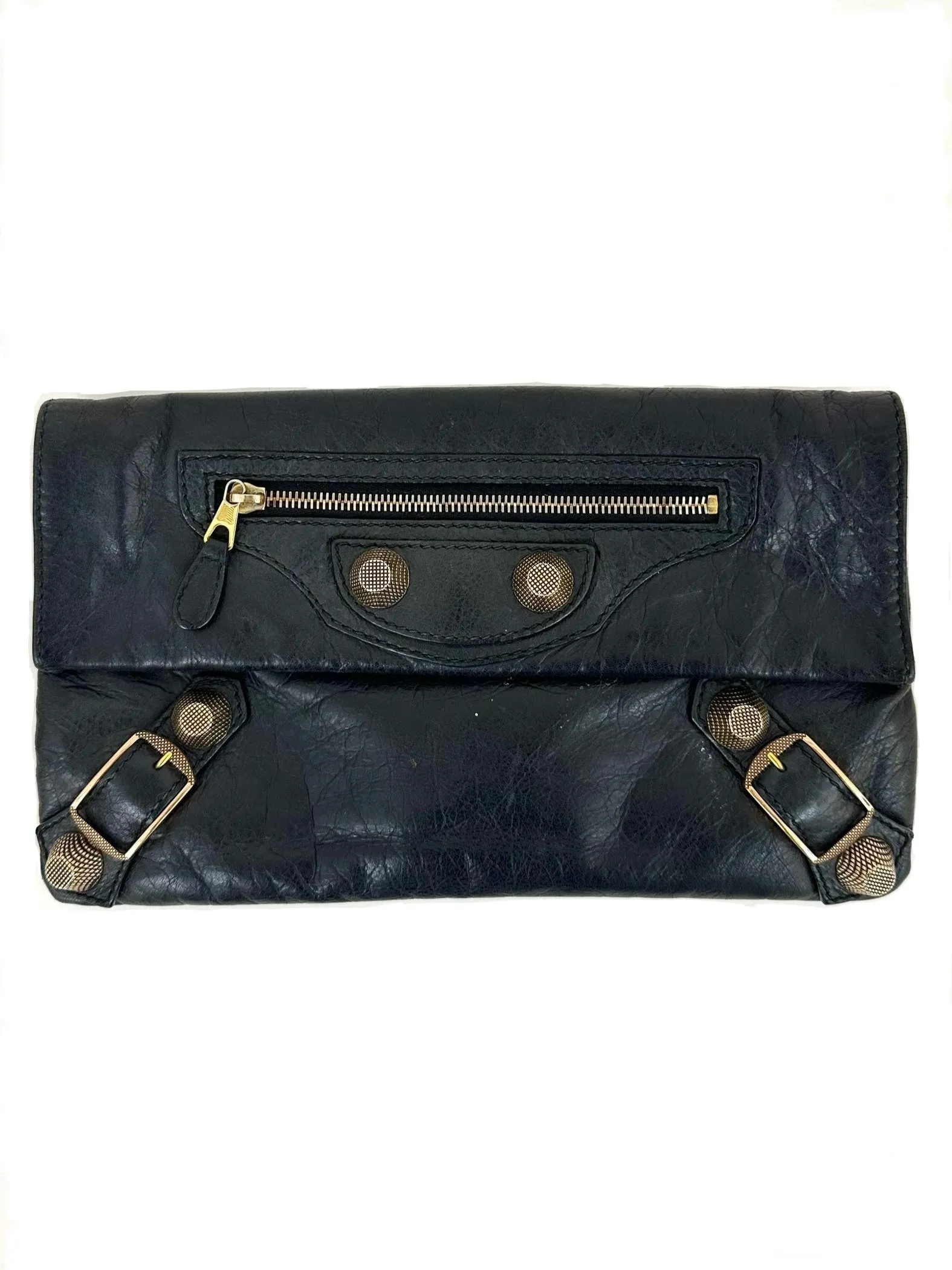 Balenciaga Motocross Envelope Clutch