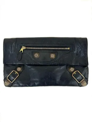Balenciaga Motocross Envelope Clutch