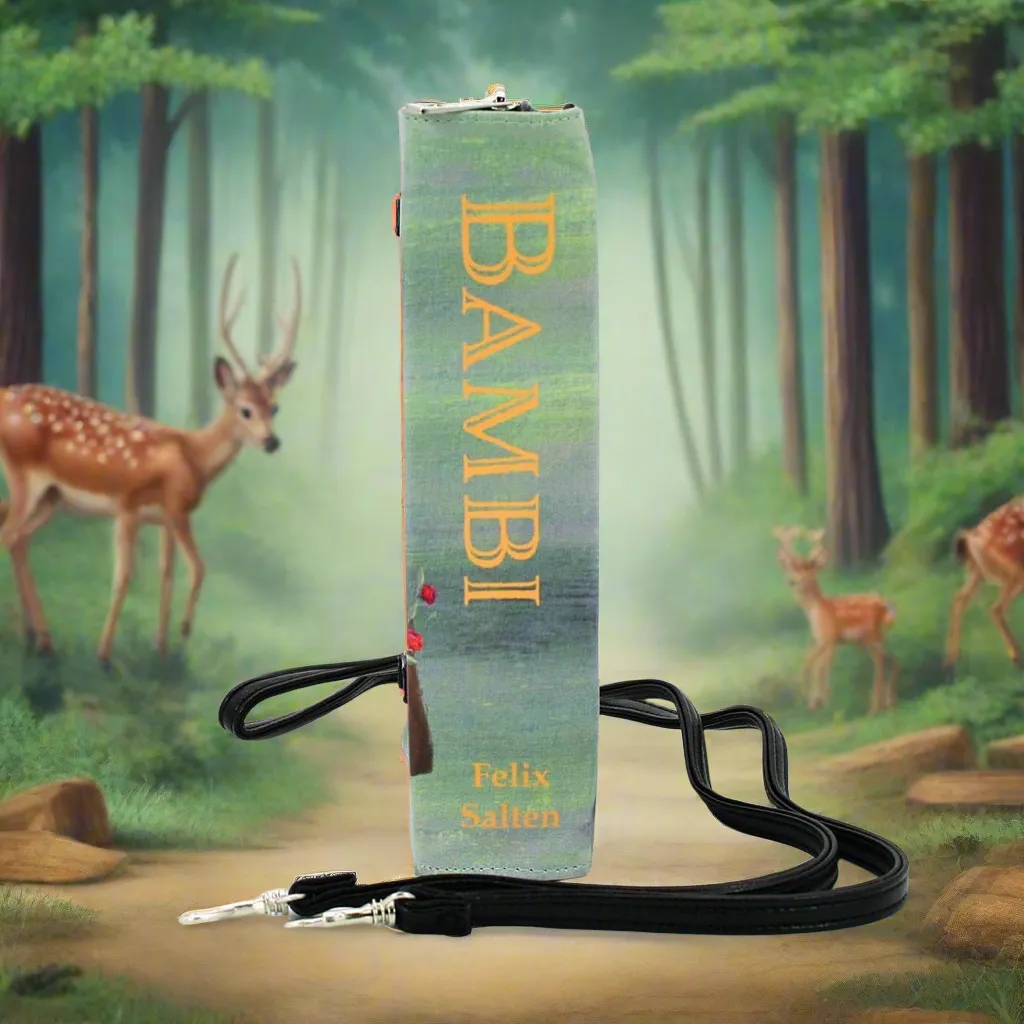 Bambi Book Clutch Bag In Vinyl