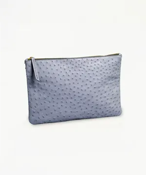 Baron Ostrich Clutch Bag - 2 colors
