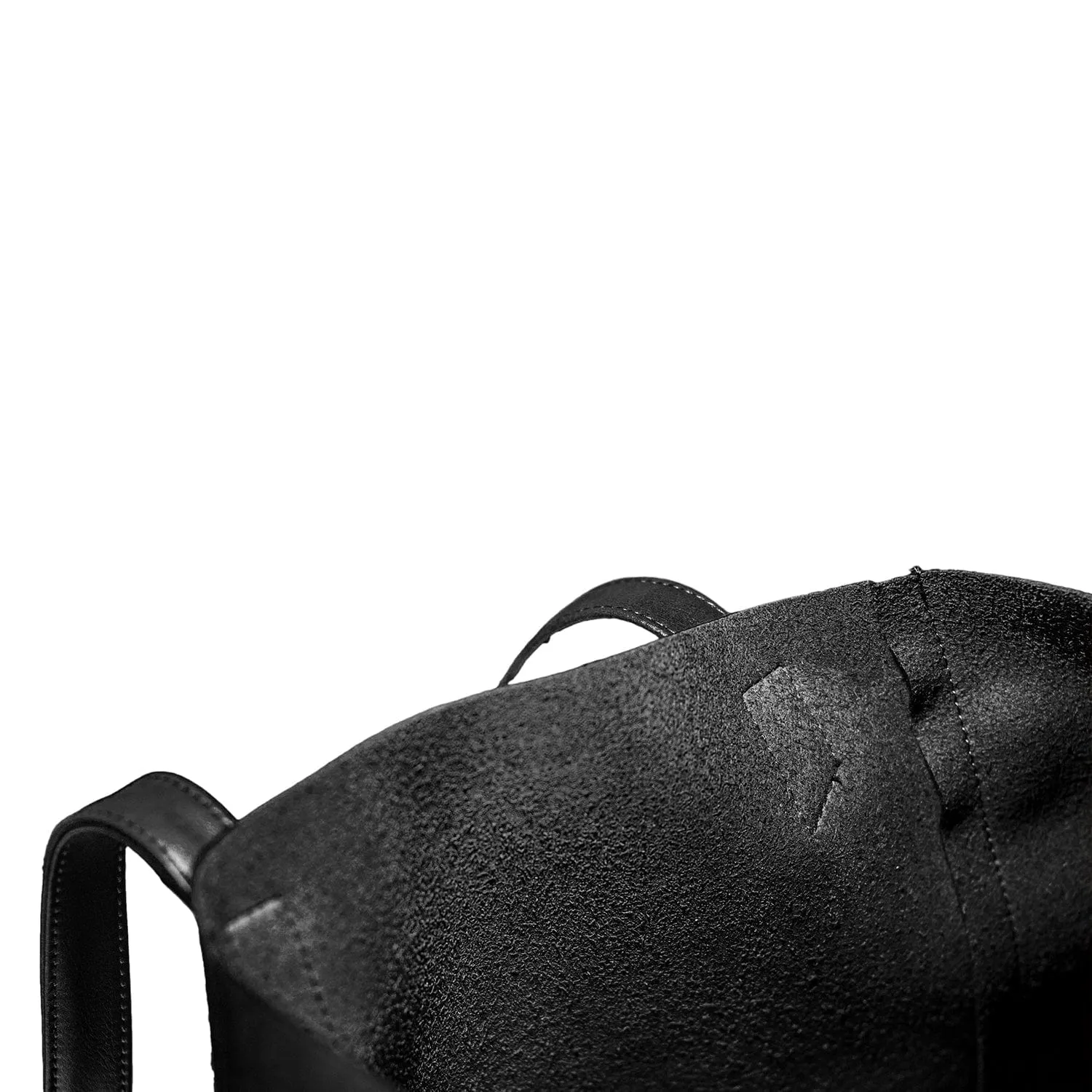 Basic Vegan Leather Everyday Tote Bag | Black