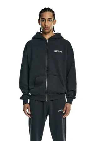 Basic Zipper Dark Grey