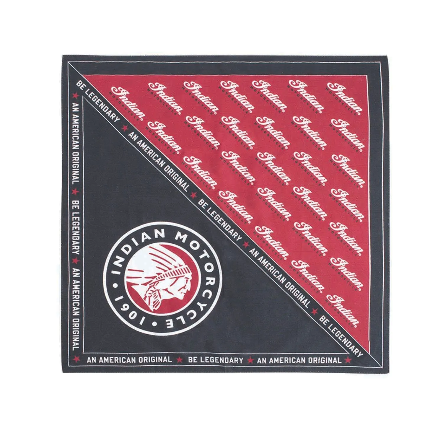 Be Legendary Bandana, Black/Red