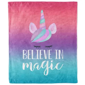 Believe in Magic Unicorn Blanket