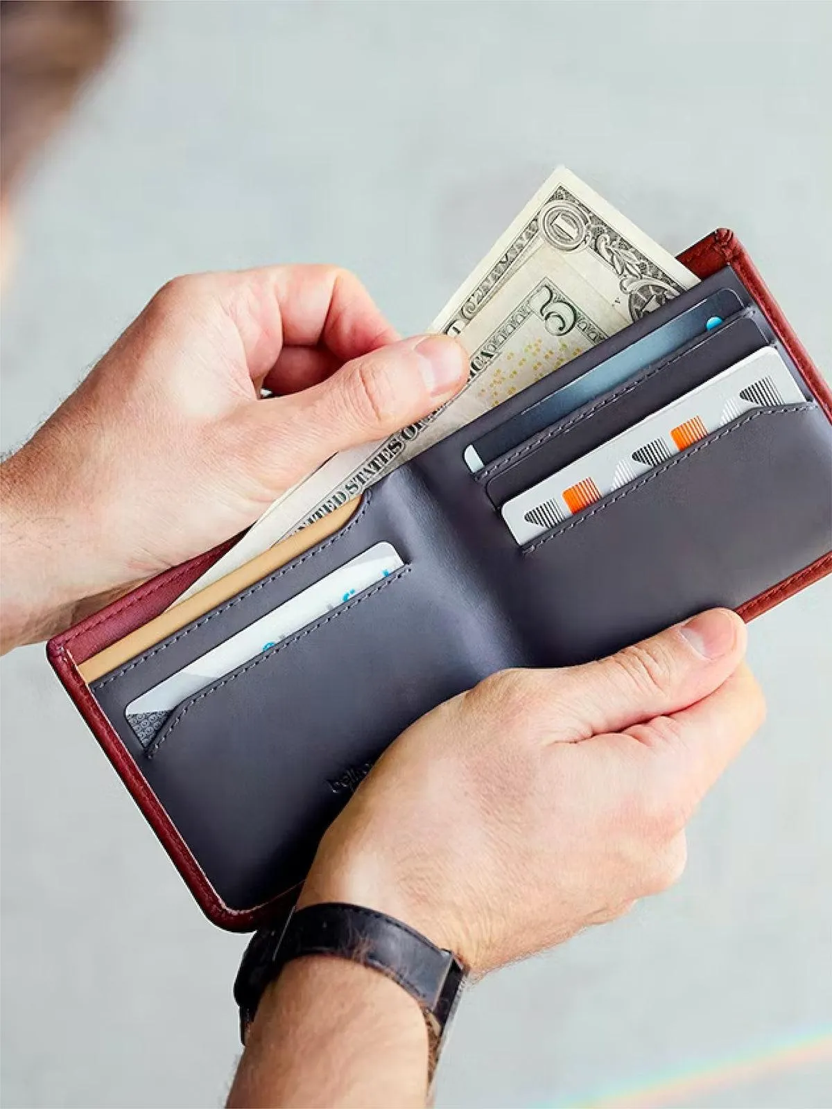 Bellroy Hide and Seek Wallet Obsidian RFID
