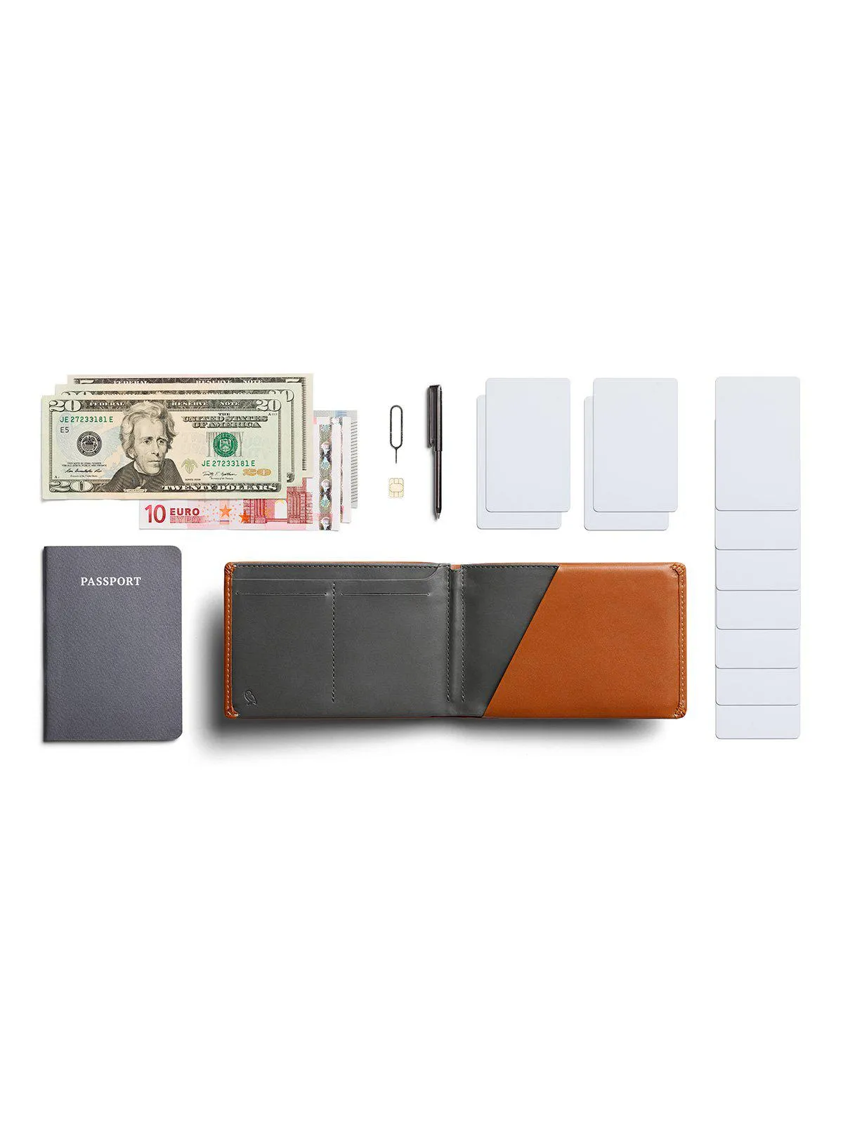 Bellroy Travel Wallet Caramel RFID