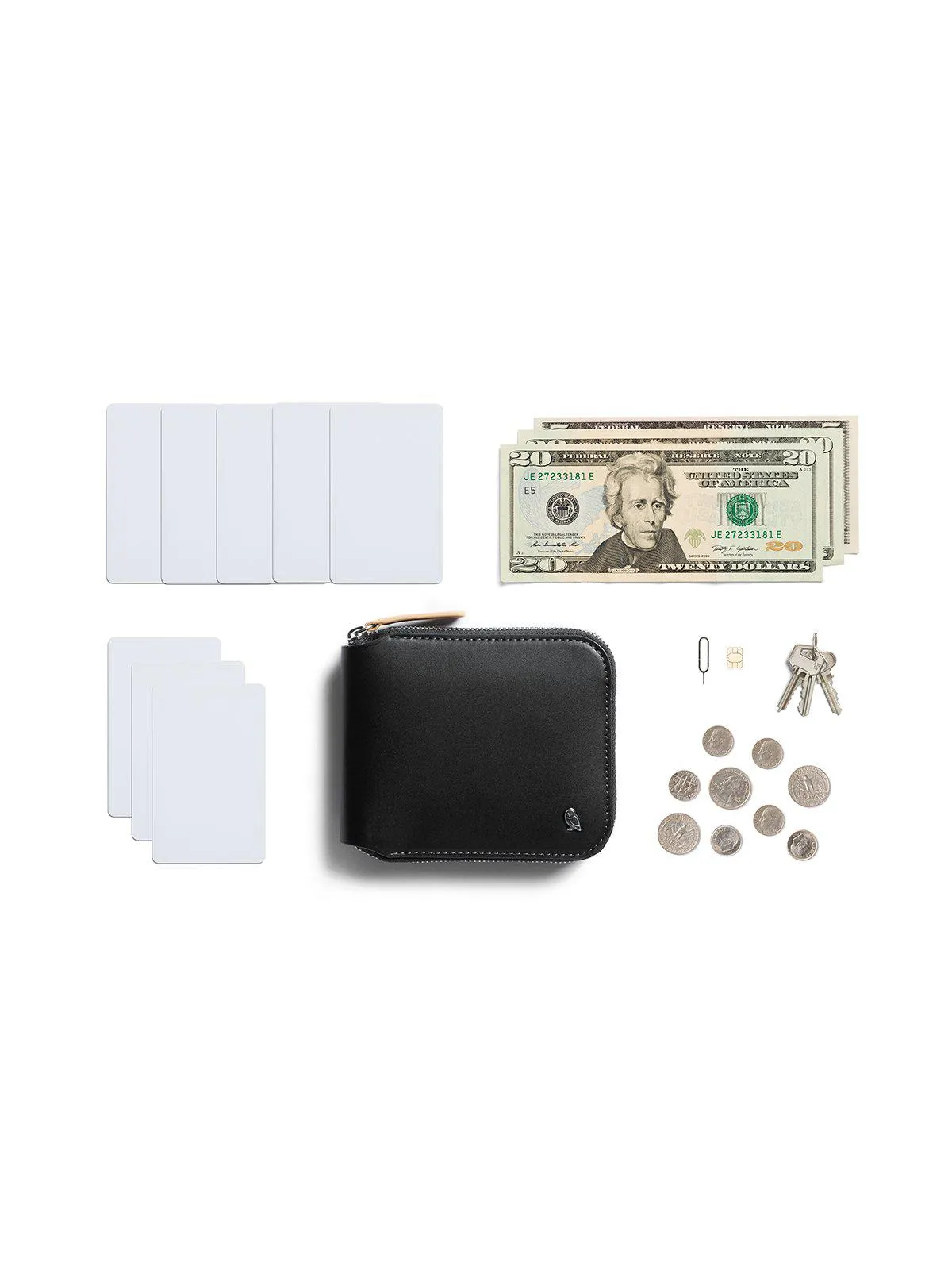 Bellroy Zip Wallet Black RFID