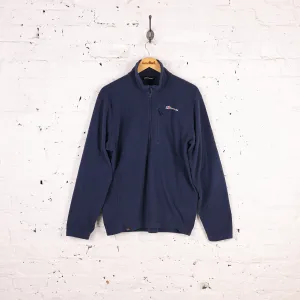 Berghaus 1/4 Zip Fleece - Blue - L