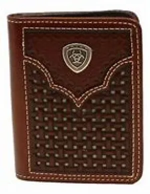 BGA3540602 Wallet Ariat Tri-Fold Basketweave