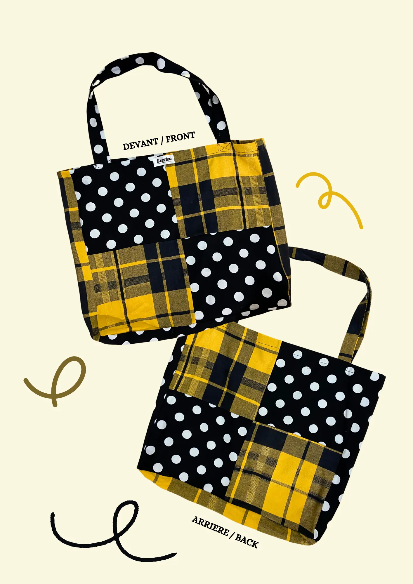 Bits & Pieces | Poka Dot Collection Zero Waste Tote Bags