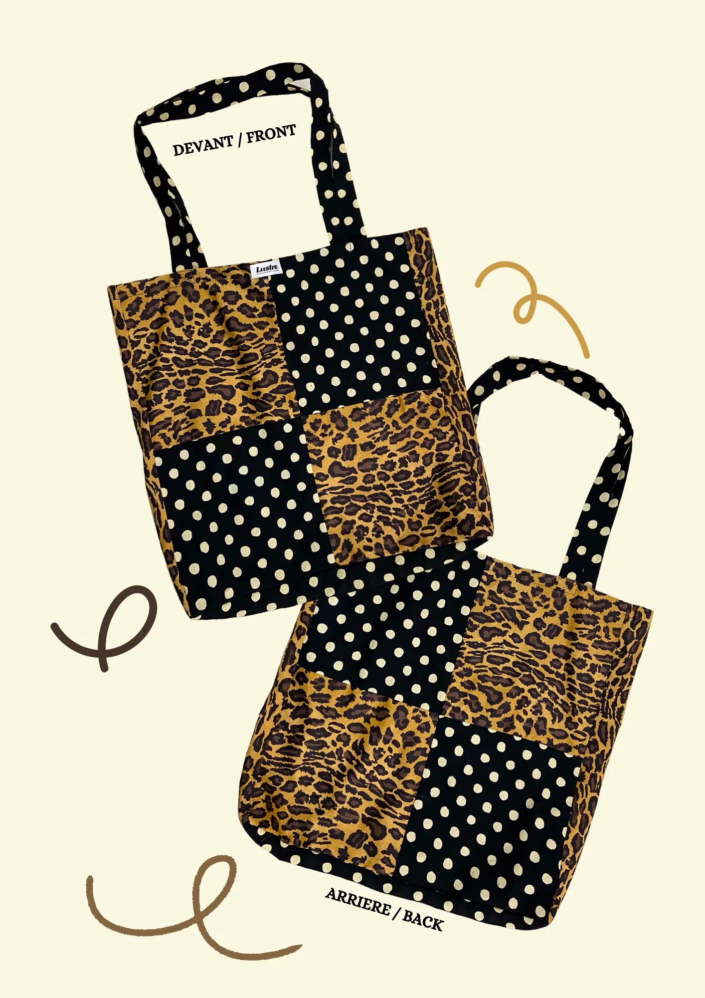Bits & Pieces | Poka Dot Collection Zero Waste Tote Bags