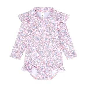 Bluebell Floral Zip Swimsuit