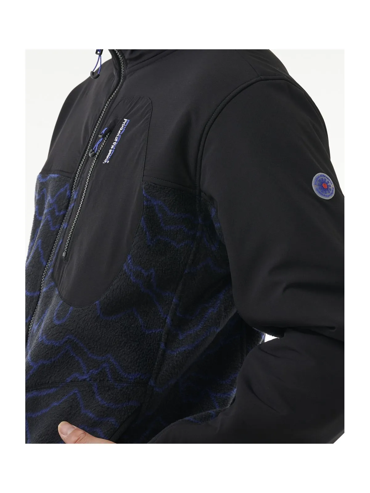Bluza RIP CURL Anti Series Search Zip Crew czarny