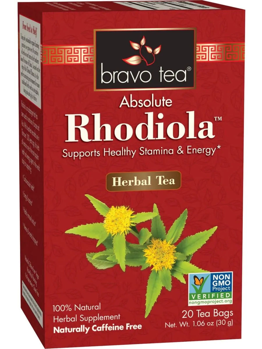 Bravo Tea, Rhodiola, 20 Tea Bags