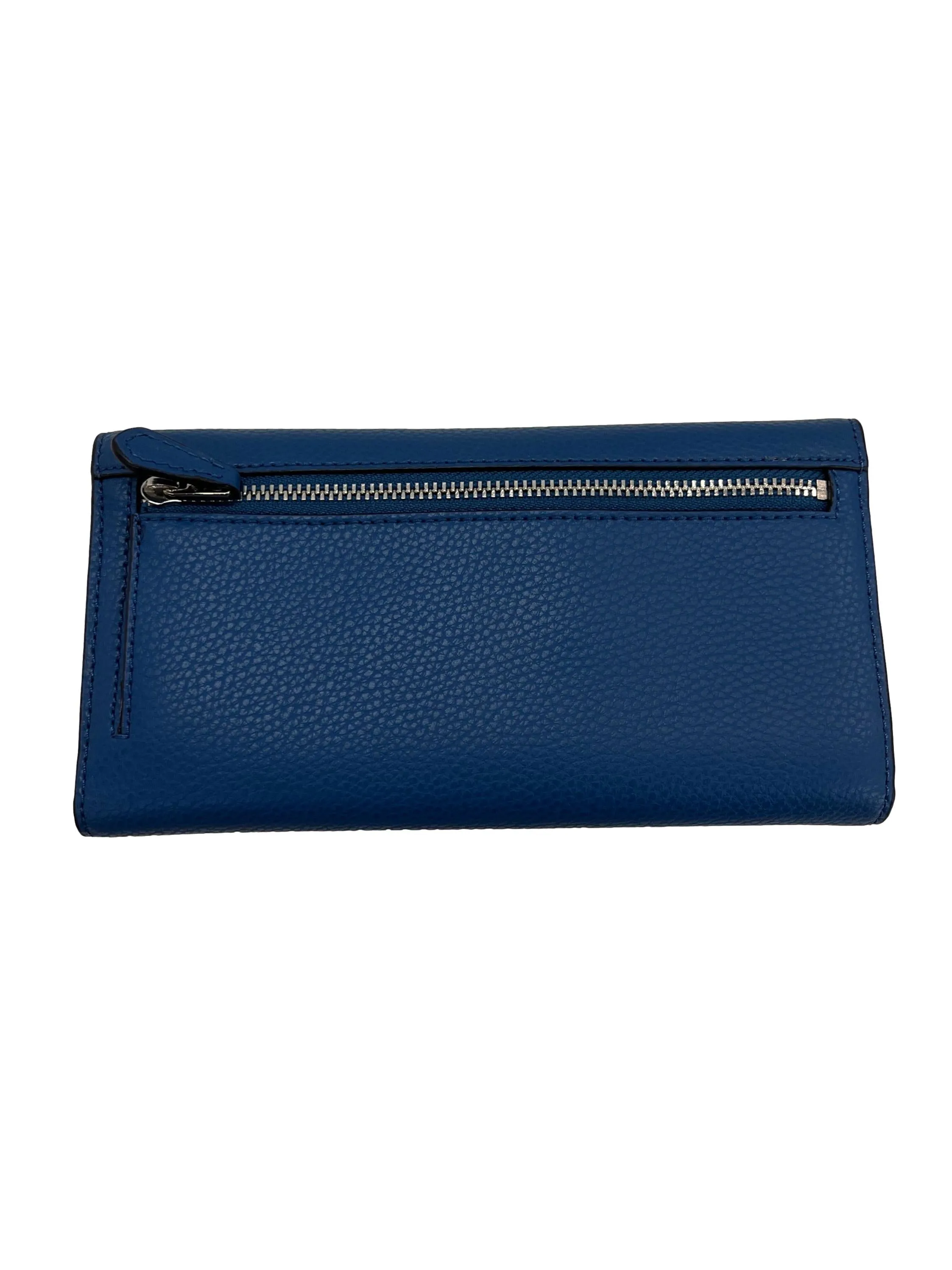 Bright Mineral Blue Checkbook Wallet
