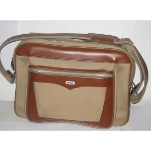 Brown Vinyl Travelbag By Airway