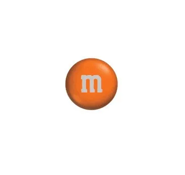 Bulk Orange M&M's 2pounds M&M Colorworks