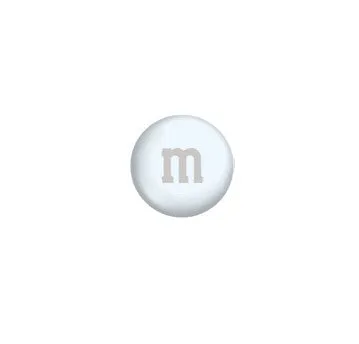 Bulk White M&M's 2pounds M&M Colorworks