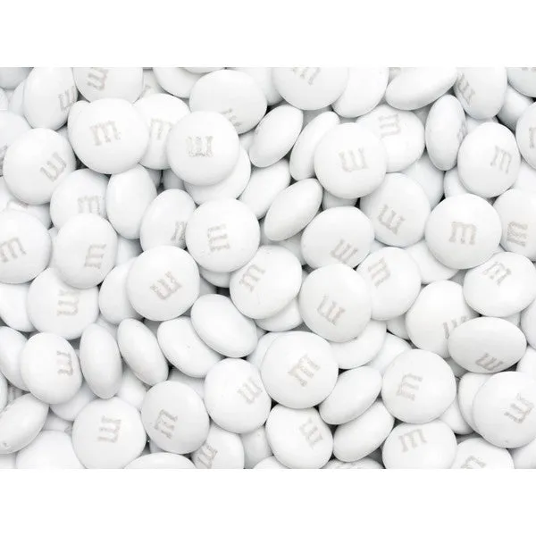 Bulk White M&M's 2pounds M&M Colorworks