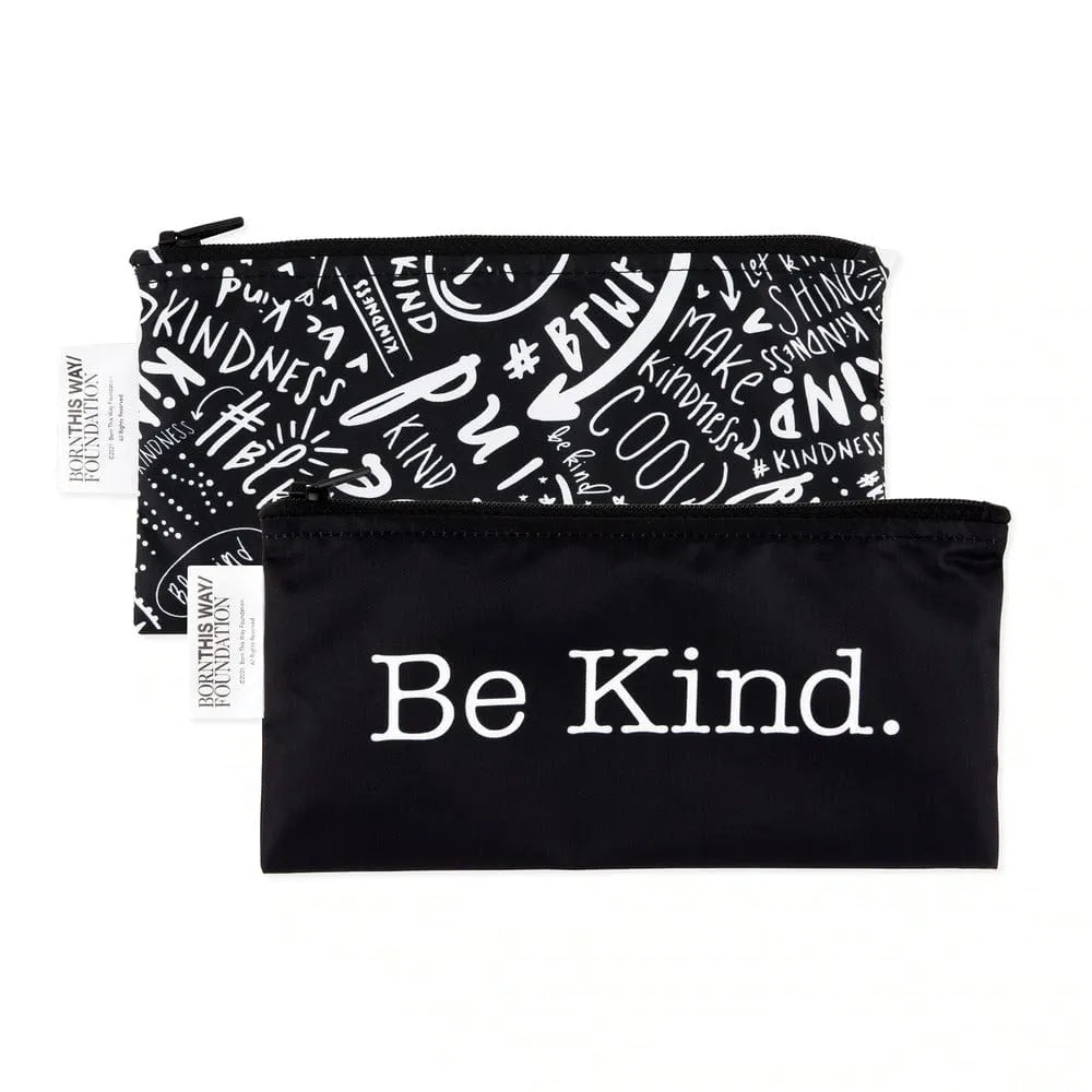 Bumkins 2 Pack Snack Bags Small | Be Kind