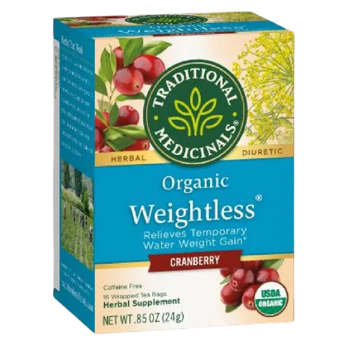[Bundle Of 4] Traditional Medicinals Weightless Cranberry, 16 bags Exp: 03/25