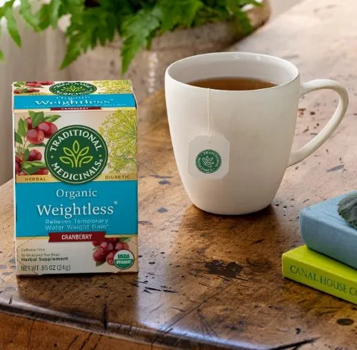 [Bundle Of 4] Traditional Medicinals Weightless Cranberry, 16 bags Exp: 03/25