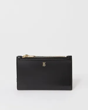 Burberry Black Leather Card Holder Chain