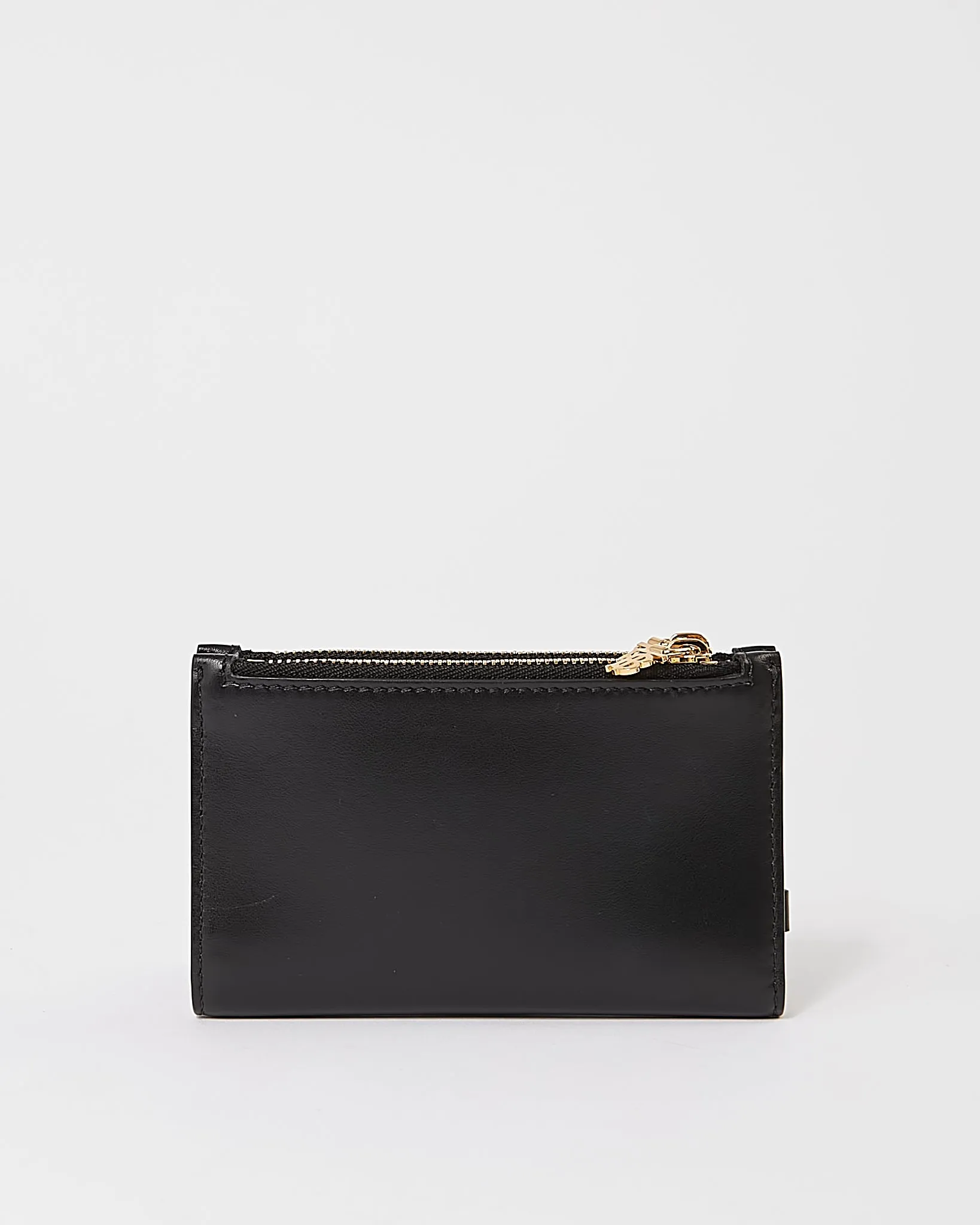 Burberry Black Leather Card Holder Chain